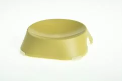 Миска пласка Fiboo з антиковзними накладками Flat Bowl, жовтий (FIB0089)