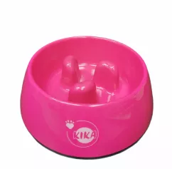 Миска для повільного харчування для собак KIKA, рожева, розмір M (SDML990052BMR)