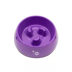 Миска для повільного харчування собак KIKA, фіолетова, розмір XL (SDML990054BXLV)