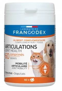 Добавка Laboratoire Francodex Joint Health для здоров'я суглобів для собак та котів (60 таблеток) (170388)