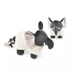 Іграшка для собак Misoko&Co Слон з пищалкою, 18x33,5 см (HANYT114068)