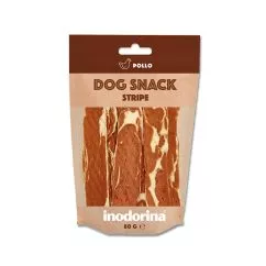 Ласощі Inodorina dog snack stripe pollo для собак курячі смужки 80г (520.0240.016)