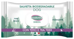 Биоразлагаемые салфетки Inodorina Green Rinfrescante для собак с экстрактом чайного дерева 30шт (230.0140.001)