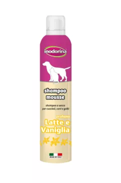 Шампунь-мус Inodorina Shampoo Mousse Lat Van з екстрактом ванілі та молока 300 мл (240.0020.002)