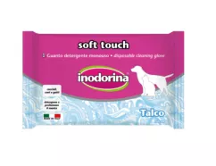 Рукавичка Inodorina Soft Touch Monouso Talco для очищення шерсті з ароматом тальку (240.0010.005)
