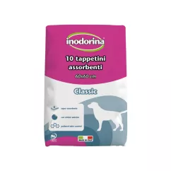 Пеленки для собак без запаха Inodorina Tappetini Classic 60X60 10 шт (250.0010.003)