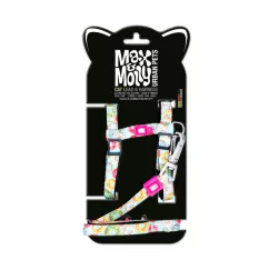 Набір шлеї та повідця Max Molly Cat Harness/Leash Set - Donut/1 Size - для котів з пончиковим принтом (MM0122)