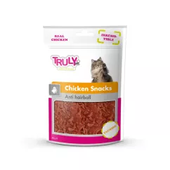 Лакомство Truly Chicken Snacks (Anti hairball) для профилактики образования шерстяных комков с курицей для кошек, 50 г (530175)