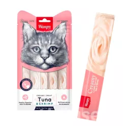 Лакомство Wanpy Creamy Treat Tuna & Shrimp для кошек с тунцом и креветками, 70 г (6689-1)