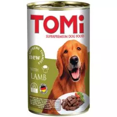 Вологий корм TOMi lamb ТОМІ ЯГНЯ супер преміум, консерви для собак , 1.2 кг (1462)