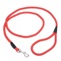 Поводок Coastal Rope Dog Leash КОСТАЛ круглый для собак, 1,8м, Красный, 1,8м (00206_RED06)