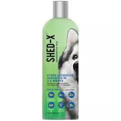 Добавка SynergyLabs ШЕД-ИКС ДОГ (Shed-X Dog) для шерсти против линьки для собак, 0.946 л (517)