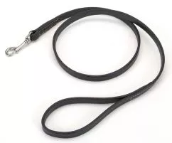 Поводок Coastal Circle-T кожаный для собак, 2смХ1,2м, Черный (01046_BLK04)