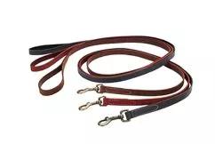 Поводок Coastal Rustic кожаный для собак, 2смХ1, 8м, Бордовый (03066_BRK06)