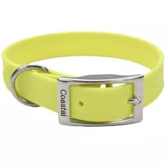 Ошейник Coastal Fashion Waterproof Dog Collar КОСТАЛ водонепроницаемый для собак, Желтый, 1,9х43 см (04612_YLW17)