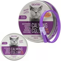Ошейник Sentry Calming Collar Good Kitty СЕНТРИ ГУД КИТТИ успокаивающий с феромонами для кошек , 38 см (5337)