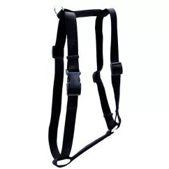 Шлей Coastal Nylon Adjustable для собак, нейлон , Чорний , 1,6 x 46-76 см (06643_BLK30)