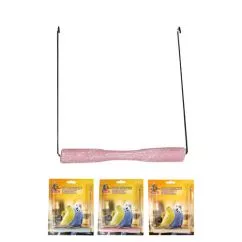 Гойдалка Flamingo SWING SAND PERCH з піщаної жердинки іграшка для птахів , 14х1,5 см (108618)