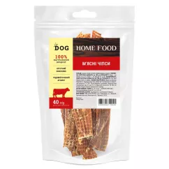 Лакомство Home Food For Dog Мясные чипсы 0,04 кг (1019004)