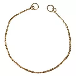Ошейник плетеная цепочка Ring5 Экстракласс золотой (ExtraFine Gold) для собак, 30 см Золотой (113912)