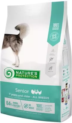 Сухой корм для пожилых собак Nature's Protection Senior All breeds 4 кг (NPS45755) (4771317457554)