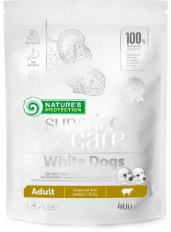 Сухий корм для собак Nature's Protection Superior Care White Dogs Adult Small and Mini Breeds 400 г (NPSC45662) (4771317456625)
