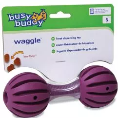 Игрушка-лакомство PetSafe ВАГГЛ (Waggle) суперпрочная для собак, S, для собак 5-10 кг, 5,3х5,3х15 см (129290)