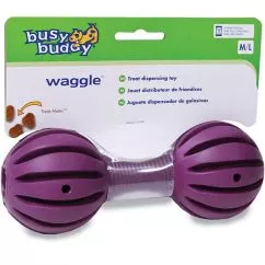 Игрушка-лакомство PetSafe ВАГГЛ (Waggle) суперпрочная для собак, ML, для собак от 10 кг, 7х7х18 см (129313)