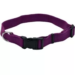 Ошейник New Earth Soy Dog Collar для собак, соевое волокно, Фиолетовый, XXS, 1 х 15-20 см (14301_EGP08)