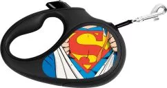 Повідець-рулетка для собак Collar WAUDOG R-leash, малюнок "Супермен Герой", L, до 50 кг, 5 м, світловідбиваюча стрічка (8126-1008-01)