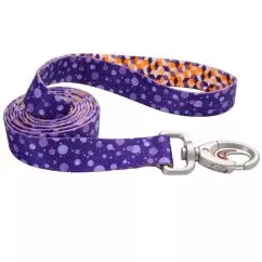 Поводок Coastal Sublime для собак, 2,5 см Х1, 8м, Фиолетовые капли/оранжевые кубики (20966_PUD06)