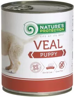 Влажный корм для щенков Nature's Protection Puppy Veal с телятиной 800 г (KIK45088) (4771317450883)