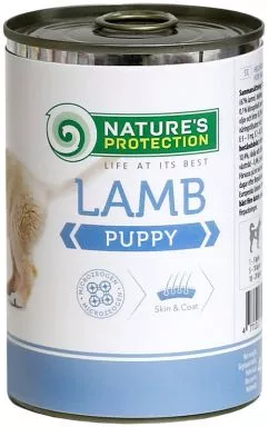 Влажный корм для щенков Nature's Protection Puppy Lamb с ягненком 400 г (KIK24627) (4771317246271)
