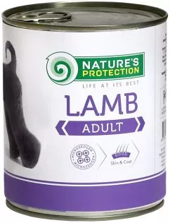 Влажный корм для собак Nature's Protection Adult Lamb с ягненком 800 г (KIK24632) (4771317246325)