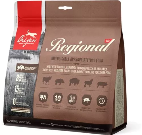 Сухий корм для собак Orijen Regional Red зі смаком м'яса та риби 0.34 кг (o18434) - фото №3