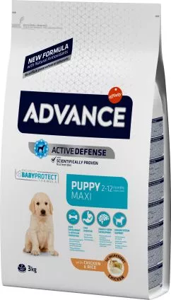 Сухий корм для цуценят великих порід Advance Dog Puppy Maxi 3 кг (8410650150482)