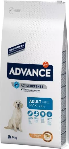 Сухий корм для дорослих собак великих порід Аdvance Dog Maxi Adult 14 кг (8410650172620)