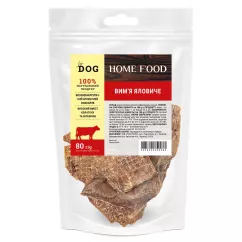 Лакомство Home Food For Dog Вымя говяжье 0,08 кг (1013008)