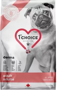 Сухий дієтичний корм для собак 1st Choice Adult Derma Дерма 2 кг (65672145022)