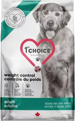 Сухой диетический корм для собак 1st Choice Adult Weight Control Medium and Large Контроль веса 10 кг (65672142106)