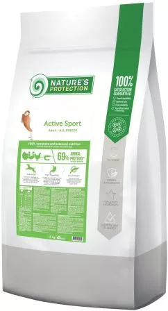 Сухий корм для собак Nature's Protection Active Sport Adult All Breeds 18 кг (NPB46032) (4771317460325)