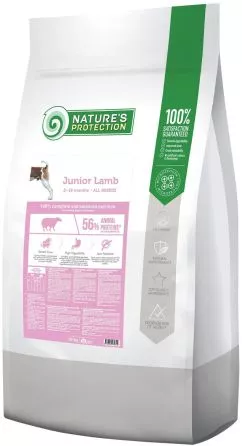 Сухой корм для юниоров Nature's Protection Junior Lamb All breeds 18 кг (NPB46034) (4771317460349)