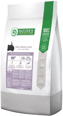 Сухий корм для собак Nature's Protection Mini Adult Lamb Small breeds 18 кг (NPB46245) (4771317462459)