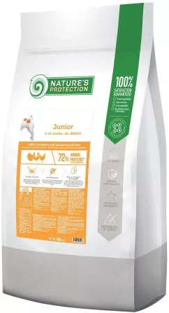 Сухой корм для юниоров Nature's Protection Junior All breeds 18 кг (NPB46041) (4771317460417)