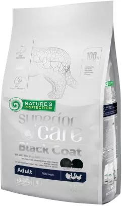 Сухий корм для собак Nature's Protection Superior Care Black Coat Adult All Breeds 1.5 кг (NPSC45790) (4771317457905)
