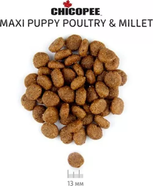 Сухой корм для собак Chicopee CNL Maxi Puppy Poultry & Millet с птицей и просом 15 кг (4015598015172) - фото №2