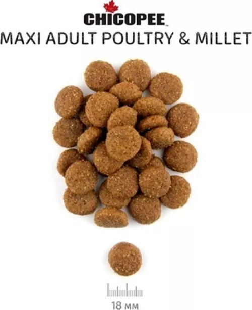 Сухой корм для собак Chicopee CNL Maxi Adult Poultry & Millet с птицей и просом 15 кг (4015598015370) - фото №2