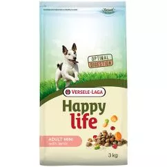 Сухой корм Happy Life МИНИ с ягненком (Adult Mini Lamb), премиум для собак , 3 кг (310410)