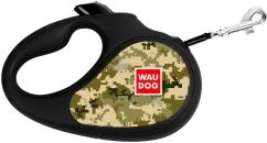 Повідок-рулетка для собак WAUDOG R-leash XS малюнок "Мілітарі" (380-4026Collar)