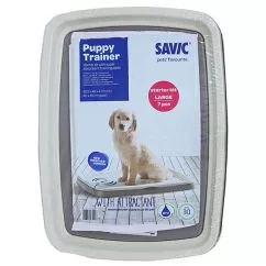 Туалет Savic ПАППИ ТРЕЙНЕР (Puppy Trainer) для собак, пластик, 60х48х4 см (3241)